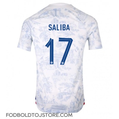 Frankrig William Saliba #17 Udebanetrøje VM 2022 Kortærmet